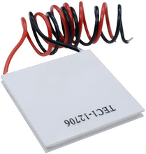 Load image into Gallery viewer, Aideepen 5pcs TEC1-12706 12V 6A Heatsink Thermoelectric Cooler Cooling Peltier Plate Module 40x40MM