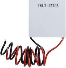 Load image into Gallery viewer, Aideepen 5pcs TEC1-12706 12V 6A Heatsink Thermoelectric Cooler Cooling Peltier Plate Module 40x40MM