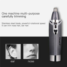 Load image into Gallery viewer, Nose Trimmer Clipper Shaver Ear Trimmer Hair Remover Men AA Battery Shaving