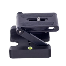 Load image into Gallery viewer, Z Flex Folding Tilt Foldable Desktop Holder Universal Tool for SLR Canon Nikon Sony Quick Release Plate Stand Holder Camera