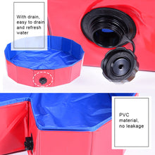 Load image into Gallery viewer, Foldable Dog Pool Pet Bath Summer Outdoor Portable Swimming Pools Indoor Wash Bathing Tub Collapsible Bathtub for Dogs Cats Kids