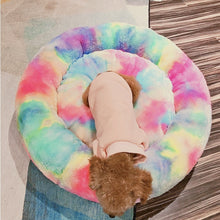 Load image into Gallery viewer, Pet Dog Bed Long Plush Super Soft Pet Bed Kennel Round Dog House Cat Bed For Dogs Bed Chihuahua Big Large Mat Bench Pet Supplies