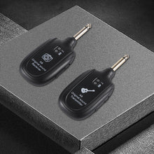 Load image into Gallery viewer, UHF Guitar Wireless System Transmitter Receiver Built-in Rechargeable