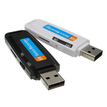 Load image into Gallery viewer, 2020 New arrival U-Disk Digital Audio Voice Recorder Pen charger USB Flash Drive up to 32GB Micro SD TF High Quality J25