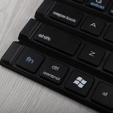 Load image into Gallery viewer, R4 64 Keys Reel Portable Mini Folding Bluetooth Keyboard Foldable Wireless Keypad For Tablet Iphone Laptop Smartphone #T30G