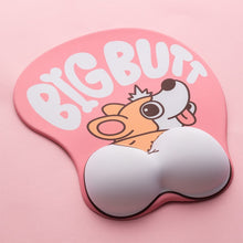 Load image into Gallery viewer, Cute Corgi Dog 3D Mouse Pad Ergonomic Soft Silicon Gel Anime Mousepad With Wrist Support Mouse Mat For Girls Gift