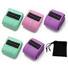Load image into Gallery viewer, New Durable Hip Circle Band Yoga Anti-slip Gym Fitness Rubber Band Exercises Braided Elastic Band Hip Lifting Resistance Band