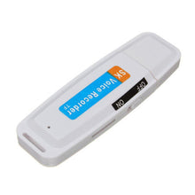Load image into Gallery viewer, 2020 New arrival U-Disk Digital Audio Voice Recorder Pen charger USB Flash Drive up to 32GB Micro SD TF High Quality J25