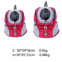 Load image into Gallery viewer, Venxuis Outdoor Pet Dog Carrier Bag Pet Dog Front Bag New Out Double Shoulder Portable Travel Backpack Mesh Backpack Head