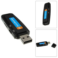 Load image into Gallery viewer, 2020 New arrival U-Disk Digital Audio Voice Recorder Pen charger USB Flash Drive up to 32GB Micro SD TF High Quality J25