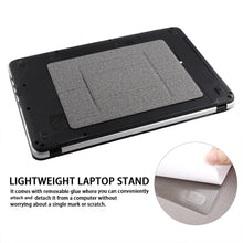 Load image into Gallery viewer, Adjustable Laptop Stand Laptop Pad Adhesive Invisible Stands Folding Bracket Portable Tablet Holder for iPad MacBook Laptops