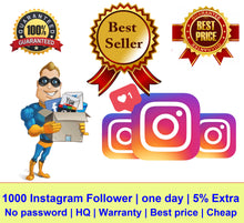 Load image into Gallery viewer, 10 Instagram Follower | one day | No password | HQ | Warranty | Best price | Cheap
