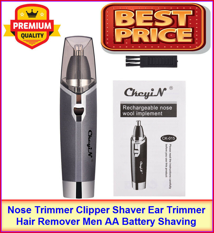Nose Trimmer Clipper Shaver Ear Trimmer Hair Remover Men AA Battery Shaving
