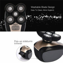 Load image into Gallery viewer, Rechargeable Electric Shaver Five Floating Heads Razors Hair Clipper Nose 5 in 1
