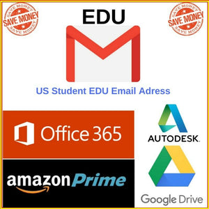 Edu Email 6 Months Amazon Prime Unlimited Google Drive Storage US Student Email