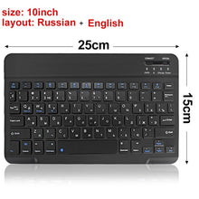 Load image into Gallery viewer, Mini Bluetooth Keyboard Wireless Keyboard for iPad Apple Mac Tablet Keyboard for Phone Universal Support IOS Android Windows
