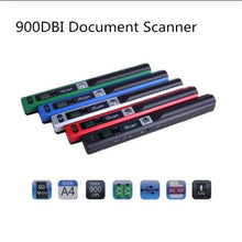Load image into Gallery viewer, iScan Mini Portable Scanner 900DPI LCD Display JPG/PDF Format Document Image Iscan Handheld Scanner A4 Book Scanner
