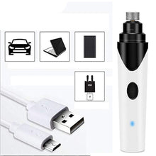Load image into Gallery viewer, Rechargeable Pet Nail Grinder Dog Nail Clippers Painless USB Electric Cat Paws Nail Cutter Grooming Trimmer File US Dropshipping
