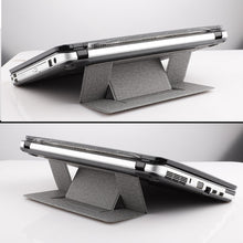 Load image into Gallery viewer, Adjustable Laptop Stand Laptop Pad Adhesive Invisible Stands Folding Bracket Portable Tablet Holder for iPad MacBook Laptops
