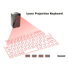 Load image into Gallery viewer, Bluetooth Laser keyboard Wireless Virtual Projection Portable keyboard for Iphone Android Smart Phone Ipad Tablet PC Notebook
