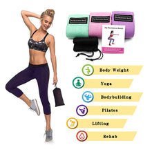 Load image into Gallery viewer, New Durable Hip Circle Band Yoga Anti-slip Gym Fitness Rubber Band Exercises Braided Elastic Band Hip Lifting Resistance Band

