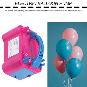 Electric Balloon Pump Dual Nozzle Inflator Air Blower 600W Portale Balloon Inflator AC Inflatable Air Blower Balloon Accessories