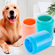 Load image into Gallery viewer, Dog Paw Cleaner Cup Soft Silicone Combs Portable Outdoor Pet towel Foot Washer Paw Clean Brush Quickly Wash Foot Cleaning Bucket
