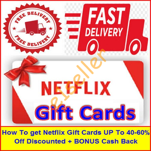 How To get Netflix Gift Card UPTo 40-60%Off Discounted Ebook Pdf (30Second Delivery)