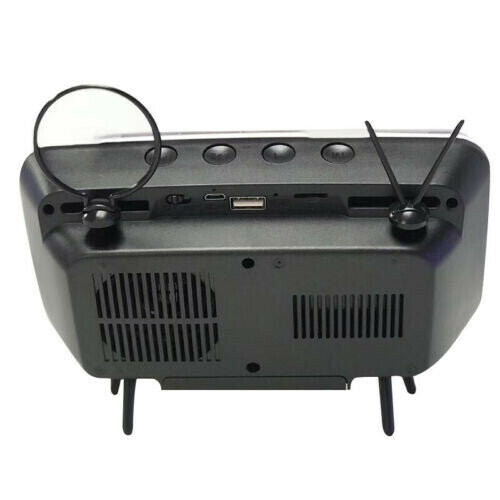 Mini Portable Retro BT Bluetooth Speaker Music TV Design Mobile Phone Holder Speaker Stereo Outdoor Sound