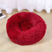 Load image into Gallery viewer, Long Plush Super Soft Dog Bed Pet Kennel Round Sleeping Bag Lounger Cat House
