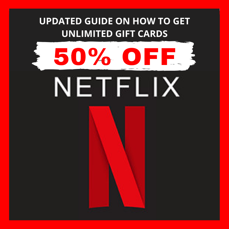Get Netflix Gift Cards UP To 40-60% Off Discounted UPDATED GUIDE